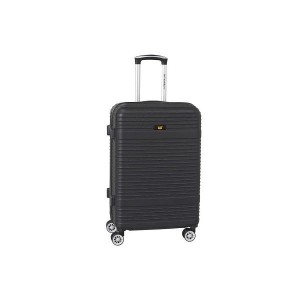 Men's Caterpillar 4 Wheels Alexa Trolley 24" Cat Luggages Black | 071234-KEB