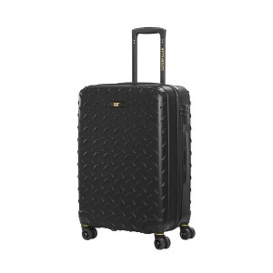 Men's Caterpillar 4 Wheels Industrial Plate 28" Trolley Cat Luggages Black | 825164-ORX