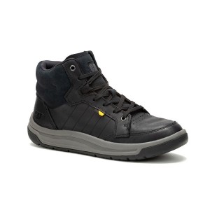 Men's Caterpillar Apa Cush Mid Boots Black | 138564-MFU