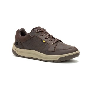 Men's Caterpillar Apa Cush Sneakers Coffee | 127369-GUA