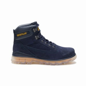 Men's Caterpillar Baseplate Boots Blue | 407918-JSL