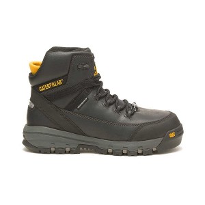 Men's Caterpillar Breakwater Waterproof Thinsulate™ Carbon Composite Toe Work Boots Khaki | 629184-EUF