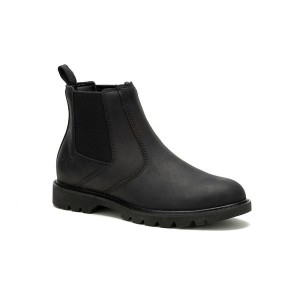 Men's Caterpillar Bruiser Chelsea Boots Black | 372904-LSO