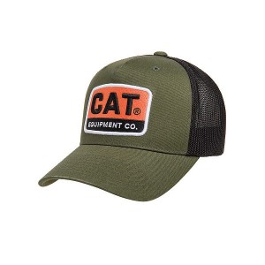 Men's Caterpillar Cat Equipment 110 Caps Green / Black | 894075-FOP