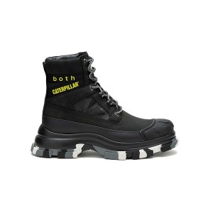 Men's Caterpillar Cat Footwear x both GAO Pioneer Boots Black | 135089-EWG