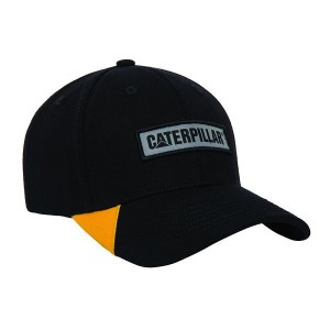 Men's Caterpillar Caterpillar Reflective Patch Hats Black | 245960-MNZ