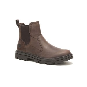 Men's Caterpillar Chelsea Boots Boots Coffee | 208341-RHN