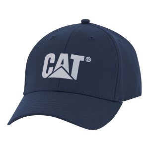 Men's Caterpillar Classic Logo Hats Blue | 024617-BTA