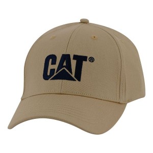 Men's Caterpillar Classic Logo Hats Brown | 023897-XSL