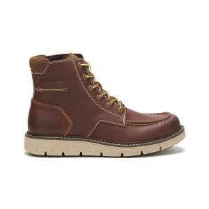 Men's Caterpillar Covert Boots Brown | 708965-JDX