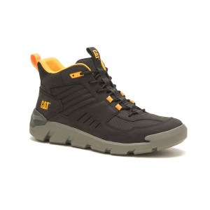 Men's Caterpillar Crail Sport Mid Boots Black | 739021-YSL