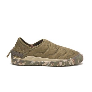 Men's Caterpillar Crossover Slip On Dark / Olive | 926314-GUT