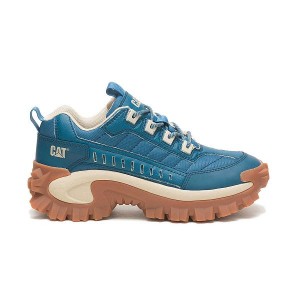 Men's Caterpillar Eco Intruder Sneakers Blue | 972350-XZY