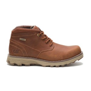 Men's Caterpillar Elude Waterproof Boots Brown | 083561-RCQ