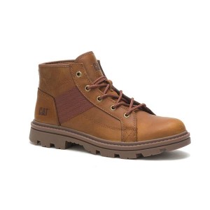 Men's Caterpillar Evident Mid Boots Brown | 823107-IYQ