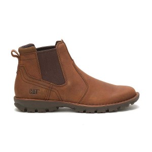 Men's Caterpillar Excursion Boots Brown | 019638-YGV