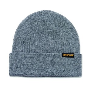 Men's Caterpillar Foundation Knit Hats Grey | 430956-CKF