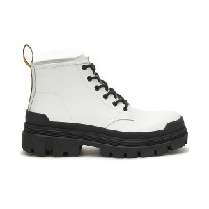 Men's Caterpillar Hardwear Mid Boots White | 106945-TMC