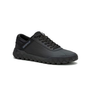 Men's Caterpillar Hex Plus Sneakers Black / Black | 183695-JRU