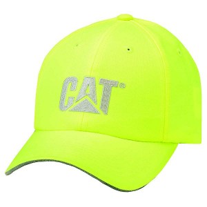 Men's Caterpillar Hi-Vis Trademark Caps Light / Yellow | 809541-WOY