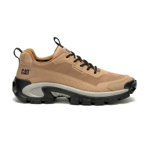 Men's Caterpillar Intruder Lightning Mesh Waterproof Sneakers Brown | 965384-CQE