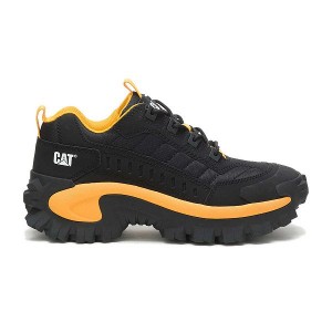 Men's Caterpillar Intruder Sneakers Black / Yellow | 175890-FHW