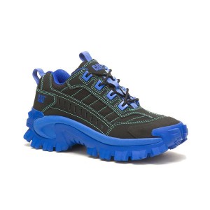 Men's Caterpillar Intruder Supercharged Sneakers Black / Blue | 015238-QAH