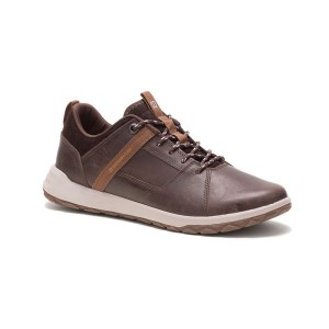 Men's Caterpillar Quest Mod Sneakers Coffee | 427850-RKA