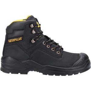 Men's Caterpillar Striver Bump Steel Toe S3 SRC Work Boots Black | 942378-WCB