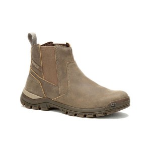 Men's Caterpillar Threshold Chelsea Boots Brown | 123607-CGZ