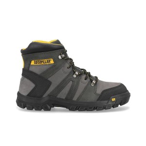 Men's Caterpillar Threshold HKR ST M4M Industrial Work Boots Black | 346215-QDZ