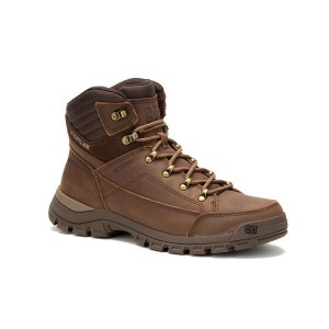 Men's Caterpillar Threshold Hiker WP Hiking Boots Light / Brown | 814960-PLH