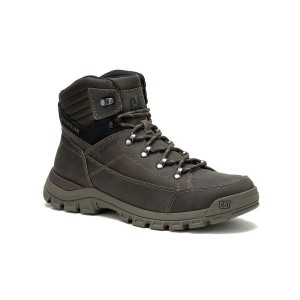 Men's Caterpillar Threshold Hiker WP Hiking Boots Dark / Grey | 810742-JOT