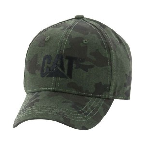 Men's Caterpillar Trademark Caps Camo | 218095-MNO