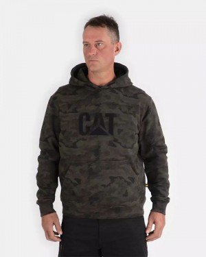 Men's Caterpillar Trademark Hoodie Camo | 803159-FEA