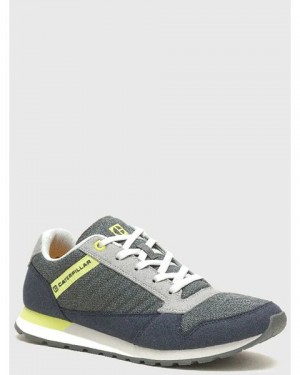 Men's Caterpillar Ventura Sneakers Green / Navy | 243196-PKF