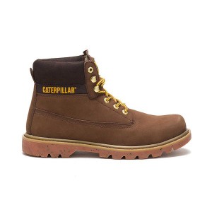 Men's Caterpillar eColorado Boots Brown | 738165-OAZ