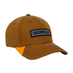 Women's Caterpillar Caterpillar Reflective Patch Hats Brown | 310857-VPD