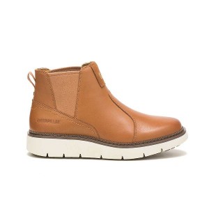 Women's Caterpillar Chariot Chelsea Boots Brown | 365912-GYD