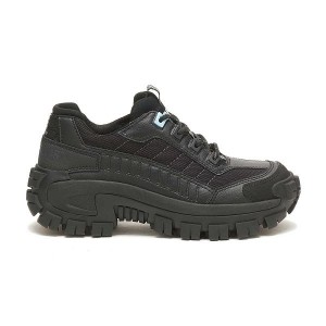 Women's Caterpillar Invader Steel Toe Work Shoes Black / Light / Blue | 240637-IUL