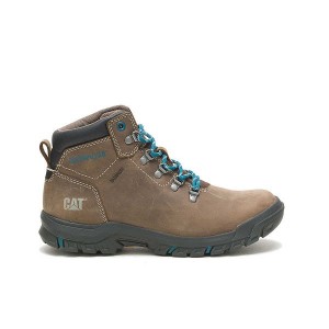 Women's Caterpillar Mae Waterproof Work Boots Brown | 765012-HBO