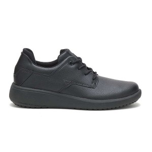 Women's Caterpillar ProRush SR+ Oxford Work Shoes Black | 367298-XMA