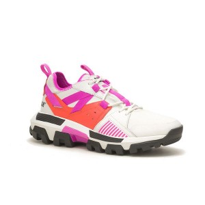 Women's Caterpillar Raider Sport Supercharged Sneakers White / Deep / Red | 164859-YVC