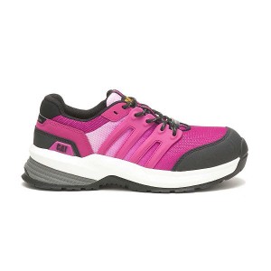 Women's Caterpillar Streamline 2.0 Composite Toe Work Shoes Fuchsia | 095728-WRQ