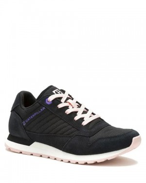 Women's Caterpillar Ventura Canvas Sneakers Black | 124576-VLB