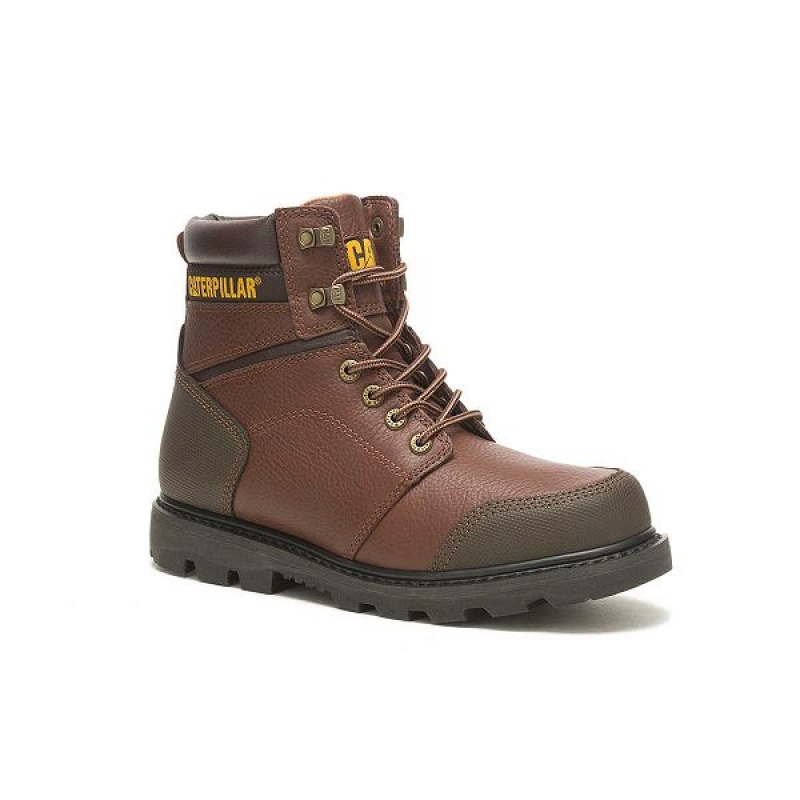 Men's Caterpillar Allerton Boots Brown | 314680-ZMP