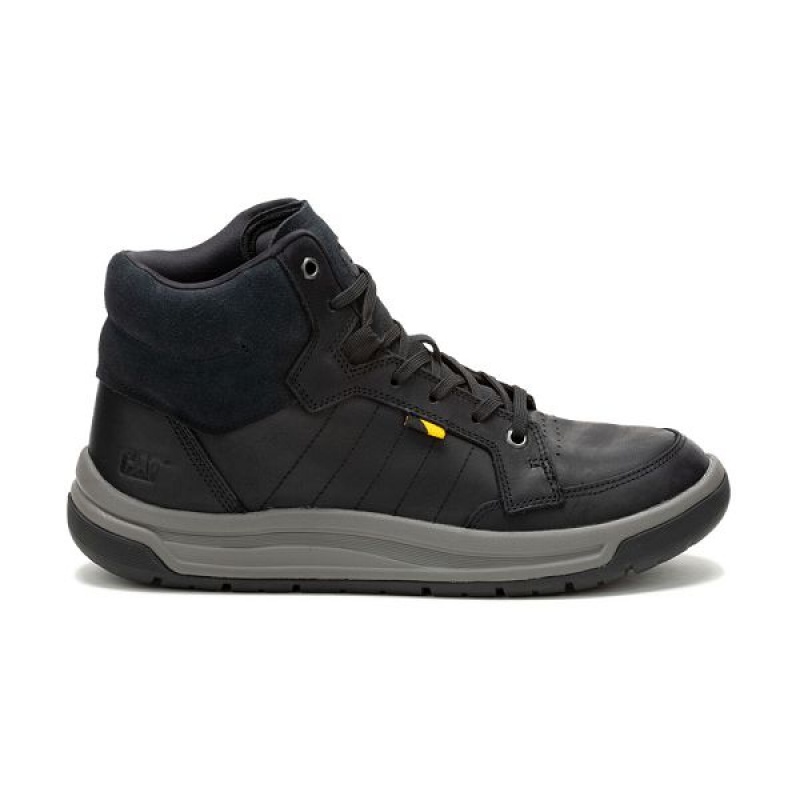 Men's Caterpillar Apa Cush Mid Boots Black | 138564-MFU