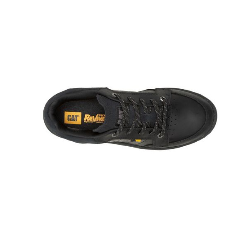 Men's Caterpillar Apa Cush Sneakers Black | 698471-KSZ