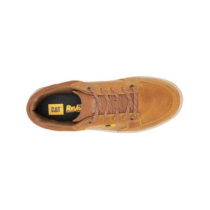 Men's Caterpillar Apa Cush Sneakers Brown | 096415-DNZ