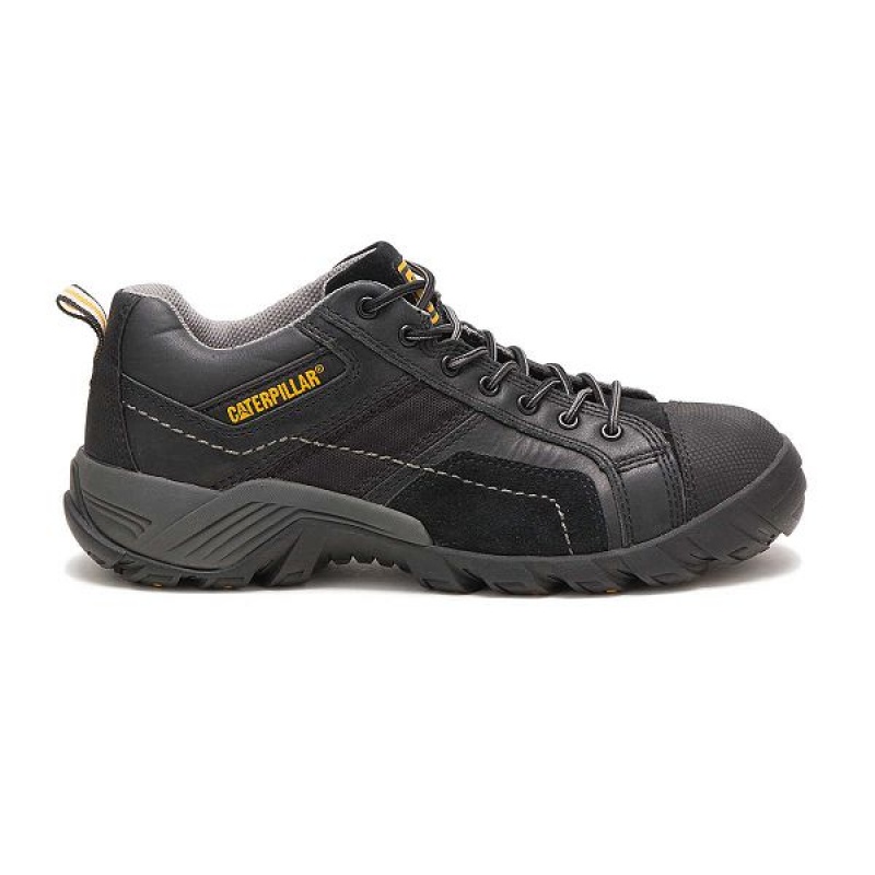 Men\'s Caterpillar Argon Composite Toe Work Shoes Black | 975836-DGY